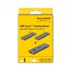 Dockingstation DeLOCK Dual USB Type-C mit HDMI USB 3.2 SD PD 3.0