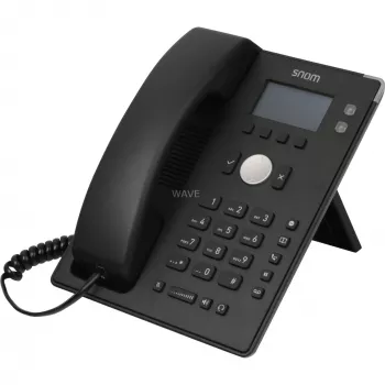snom D120 - VoIP-Telefon - Dreierkonferenz - SIP - 2 Kabel - Schwarz (4361)