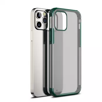 Stoßfeste Schutzhülle Devia für iPhone 12 Pro Max, grün