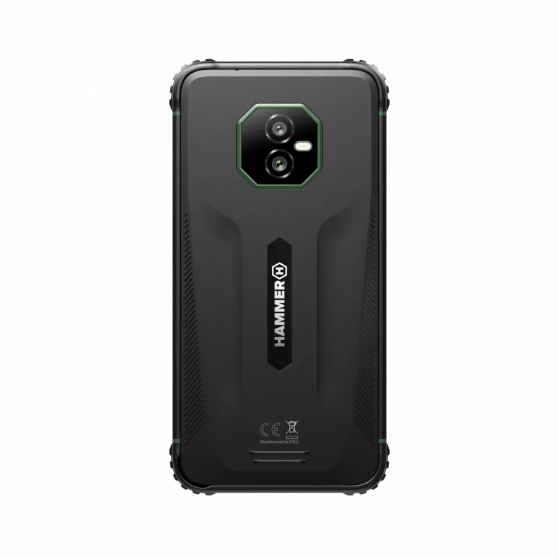 Smartphone myPhone Hammer Ranger LTE 6,3 Zoll 8GB 256GB schwarz-grün