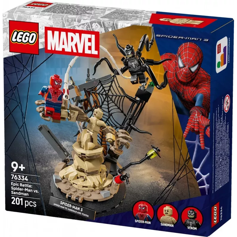 LEGO MARVEL 76334 Epischer Kampf: Spider-Man gegen Sandman