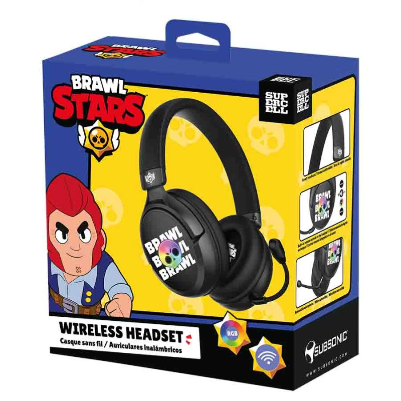 Subsonic Wireless Gaming Headset Brawl Stars Brawl