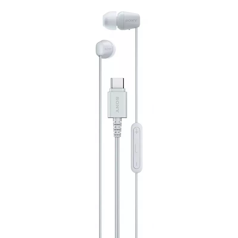 Sony IER-EX15C Headset Kabelgebunden In-Ear Anrufe/Musik USB Typ-C Weiß