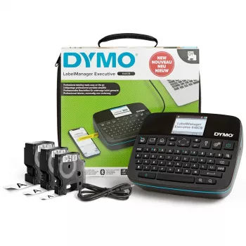 Handheld-Etikettiergerät Dymo LabelManager 640CB – tragbarer Thermo-Etikettendrucker, schwarz