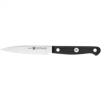 Messer- und Besteckblockset ZWILLING Gourmet 7-tlg. — Klingen aus Edelstahl, Kunststoffgriffe, enthält Koch-, Tranchier-, Brot-, Schäl- und Universalmesser, Küchenschere