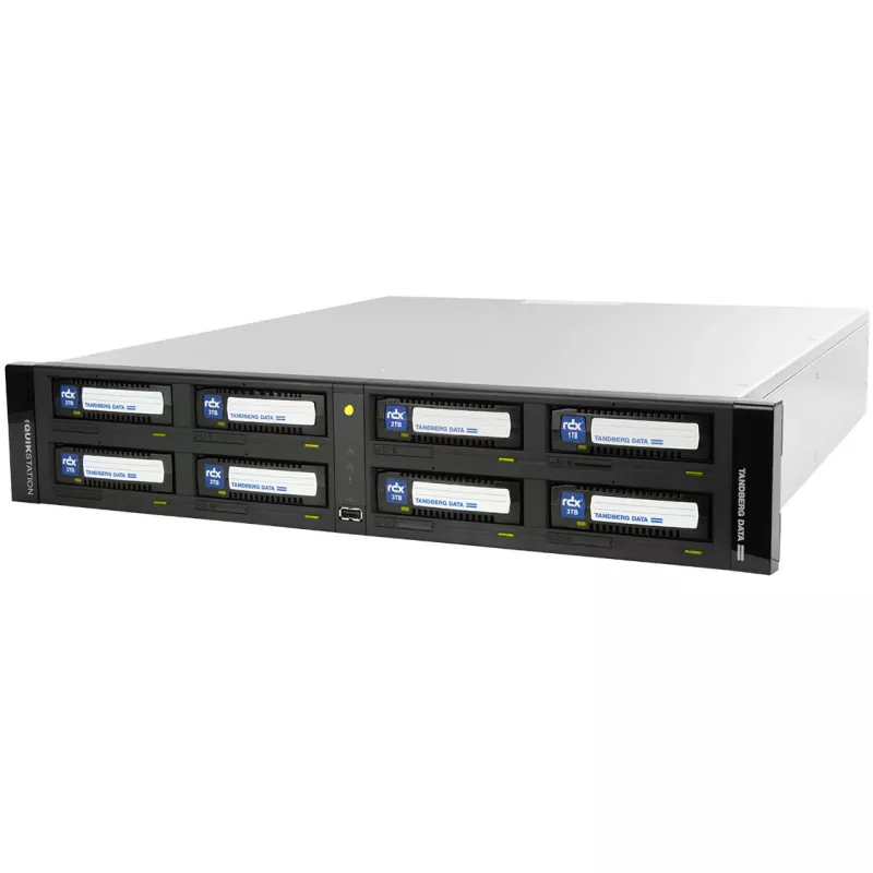 Tandberg RDX QuikStation 8 RM 8-bay 2x 10Gb Ethernet 2U NEU