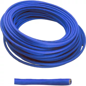 Netzwerkkabel helos Bulkkabel 305m S/FTP Cat8 halogenfrei blau