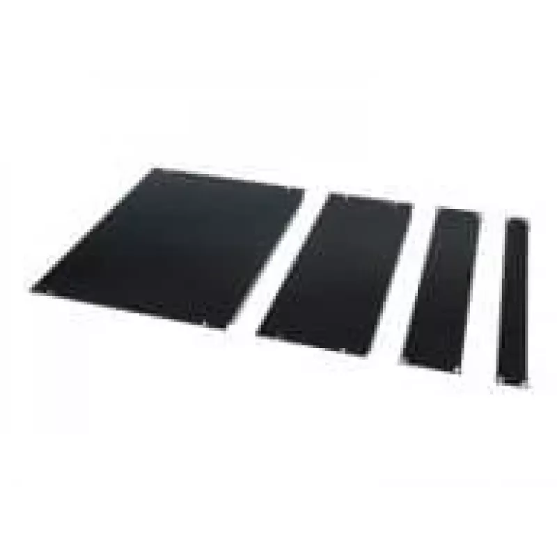 APC AR8101BLK Rack-Blindplatten-Kit, 15U, Schwarz