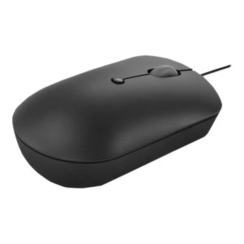 Kabelgebundene optische Maus Lenovo GY51D20875 USB Typ-C, beidhändig, 2400 DPI, 4 Tasten, schwarz