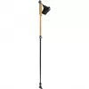 Bayamo Carbon Vario Walking Stöcke (Schwarz/Hellbraun, 1 Paar, 105-125cm)