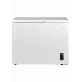 Gefriertruhe Midea MDRC345FEE01 — 249 L, Energieeffizienzklasse E, weiß, 85 cm Höhe