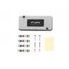 LANBERG Netzwerk-Anschlussdose PLC-6SL1-S, Cat6 S/FTP (S-STP), Silber, 82×35×23 mm