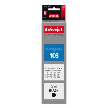Activejet AE-103Bk Tinte (Ersatz für Epson 103 C13T00S14A; Supreme; 70 ml; 4500, schwarz)