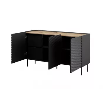 3D2SZ ONDA Kommode 150x45x85 schwarz