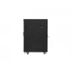 Freistehender Rack-Schrank LANBERG FF01-6822-23B 22U, 19-Zoll-Schienen, 1159×600×800 mm, IP20, Rollen, Schlüsselschloss, schwarz