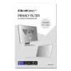 Qoltec GDPR-Datenschutzfilter 14 Zoll 16:9 (12.20, 16:9), Displayschutzfolie für Notebook