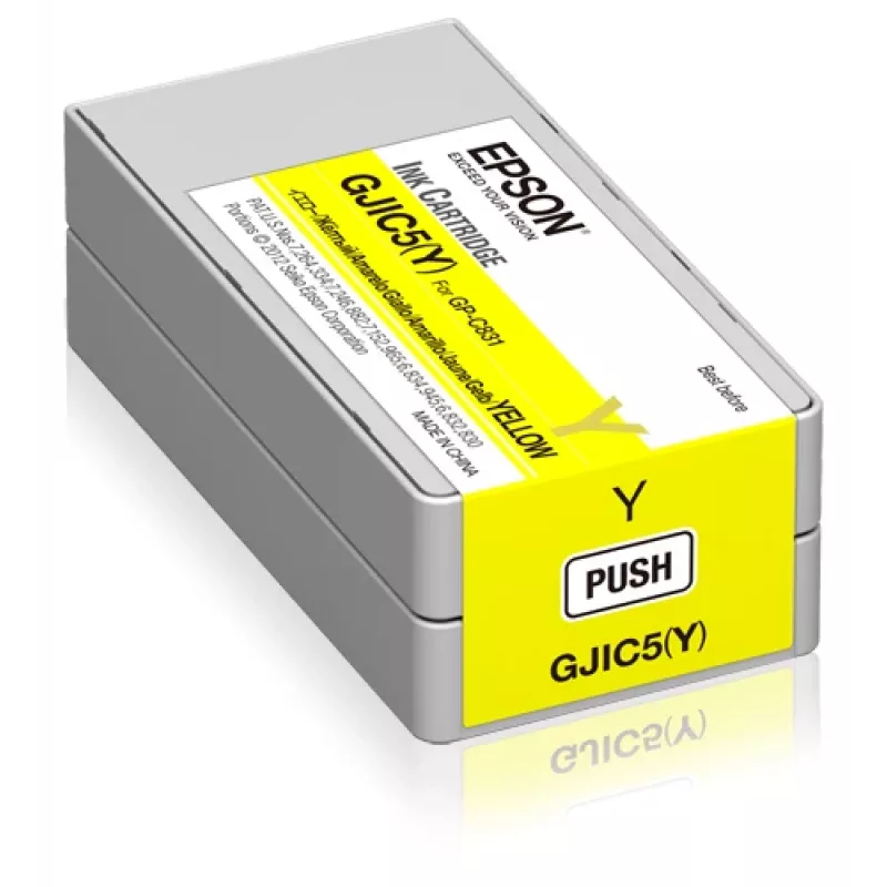 Epson GJIC5(Y): Tintenpatrone für ColorWorks C831 (Gelb) (MOQ=10)