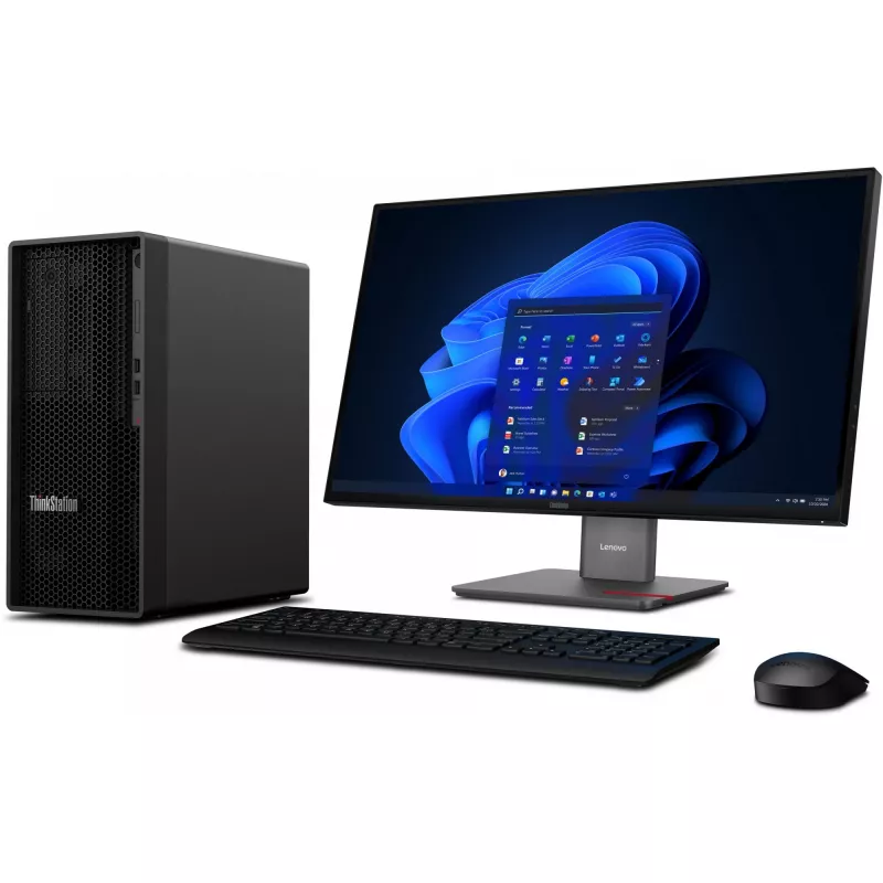 Lenovo ThinkStation P2 Tower Gen 2 Intel Core Ultra 7 265 32 GB DDR5-SDRAM 512 GB SSD Windows 11 Pro Workstation Schwarz