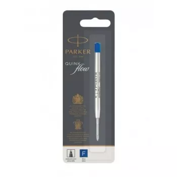 Parker Quinkflow Nachfüllmine F blau Kugelschreiber (Blister)