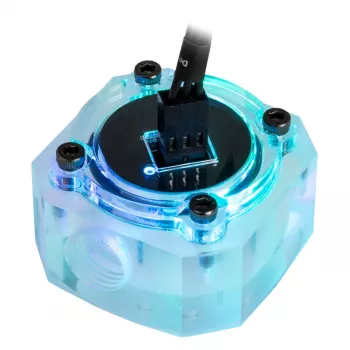 Durchflussmesser Barrow SLFV1-RGB ARGB Acryl Inline für individuelle Wasserkühlungskreisläufe