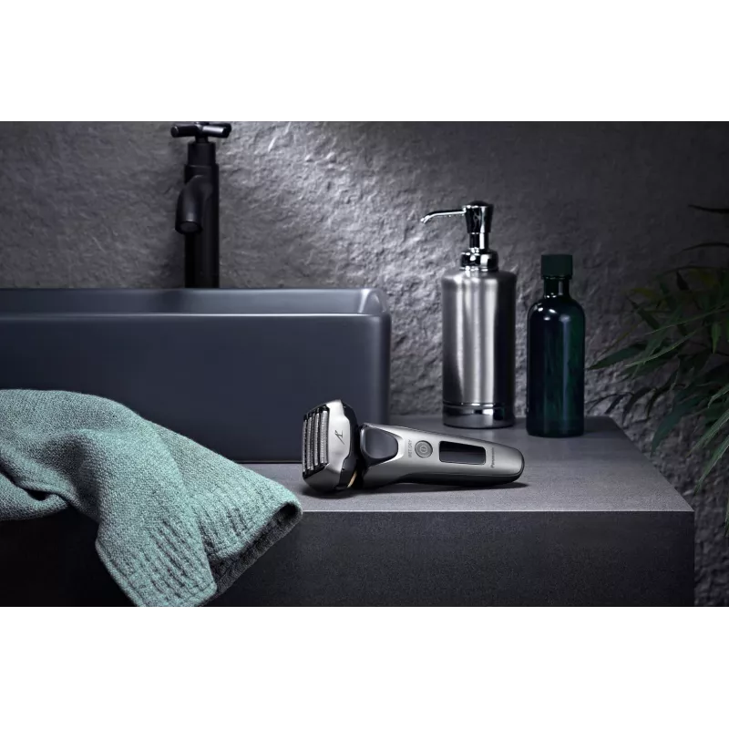 Folienrasierer Panasonic ES-LV69 Schwarz Silber Edelstahl Lithium-Ion