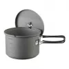 ESBIT Cookset mit Spirituskocher, Aluminium 1,5 L, Ø15,4 cm, H115 mm, Schwarz
