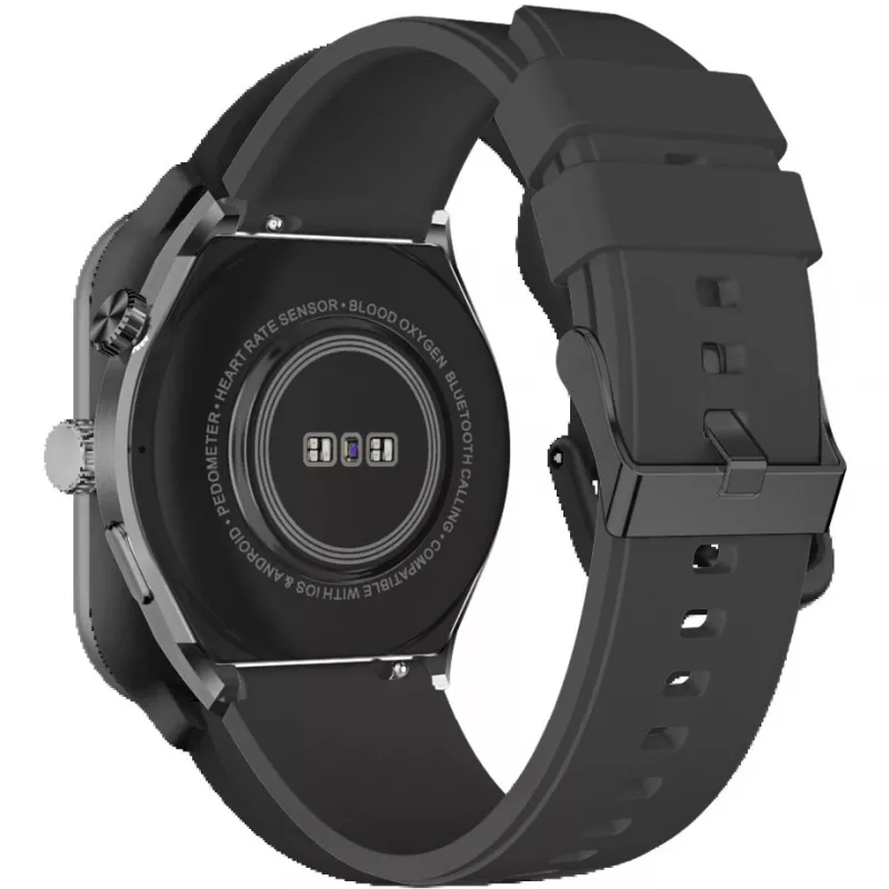 Smartwatch Beafon 401 AMOLED Silver Schwarz