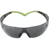 Sicherheitsbrille 3M SecureFit 400 — schwarzer Rahmen, grün getönte Gläser, UV-Schutz, Antibeschlag