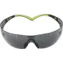Sicherheitsbrille 3M SecureFit 400 — schwarzer Rahmen, grün getönte Gläser, UV-Schutz, Antibeschlag