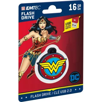 USB-Flash-Laufwerk EMTEC Wonder Woman Collector 16 GB USB Typ-A 2.0 Mehrfarbig