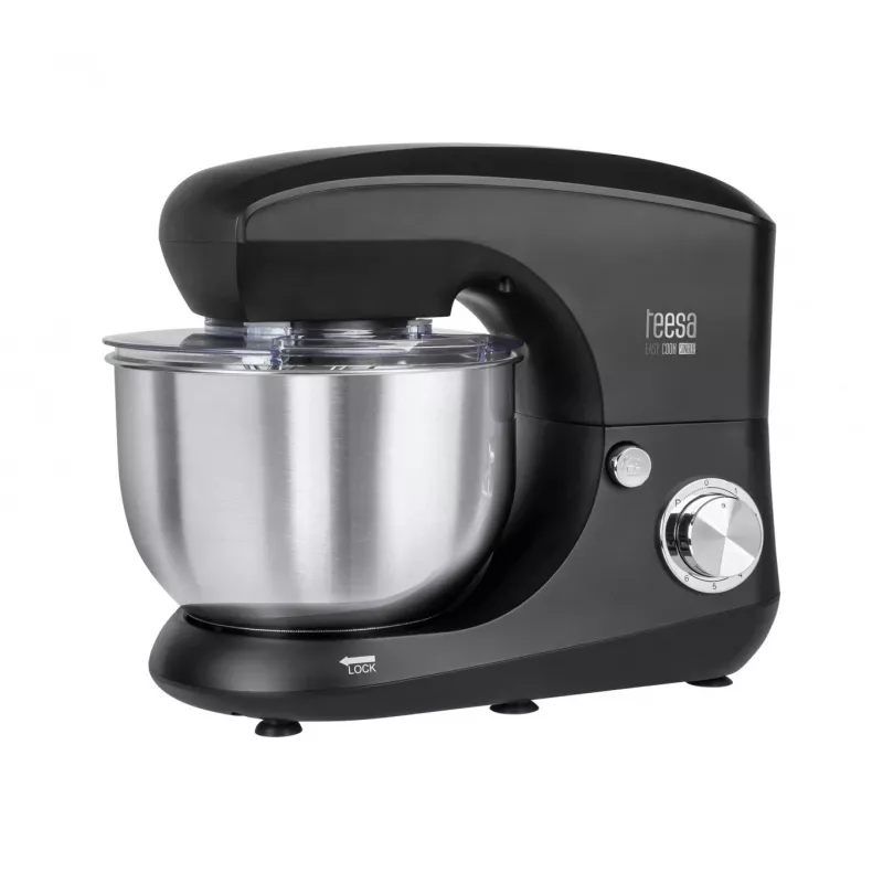 TEESA Küchenmaschine EASY COOK Single Schwarz TSA3545-B 1000W 4L