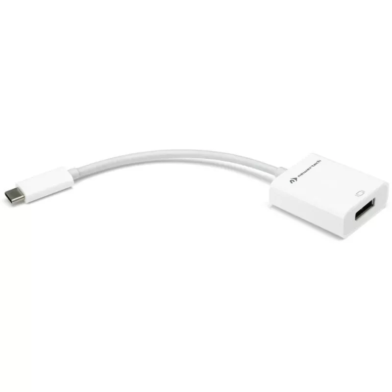 USB-Adapter, USB-C-Stecker > DisplayPort-Buchse (Weiß, 11 cm)