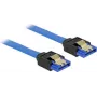 SATA-Kabel DeLOCK 84980 0,7m SATA 7-polig Schwarz Blau