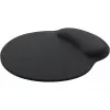Memory-Schaumstoff-Mauspad Speedlink VELLU mit Handgelenkauflage, 230 × 254 mm, schwarz