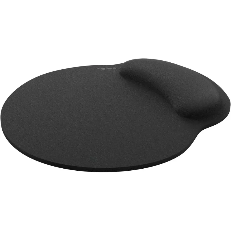 Memory-Schaumstoff-Mauspad Speedlink VELLU mit Handgelenkauflage, 230 × 254 mm, schwarz