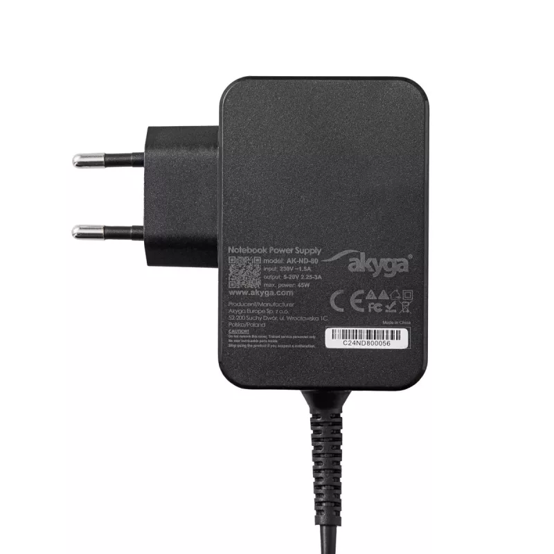 Netzadapter Akyga AK-TB-09 Indoor 5W Schwarz 110-240V