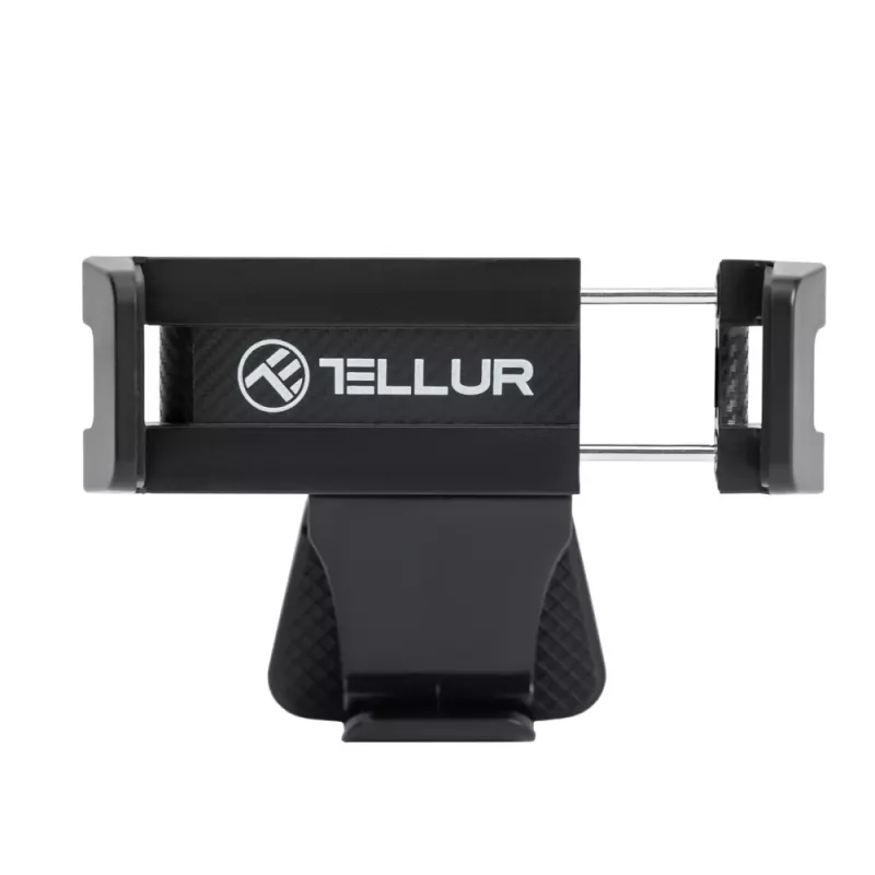 Telefonhalterung Tellur TLL171261 — universelle, kompakte, winkelverstellbare Auto- und Tischhalterung, schwarz