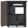 APNX V1-W-BK-v1 Midi-Tower Schwarz, Holz