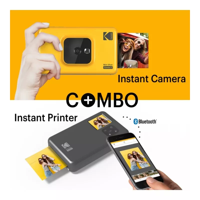 Kodak Mini Shot Combo 2 gelb 53,4 x 86,5 mm CMOS
