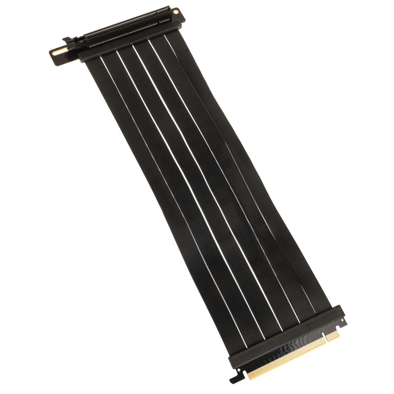 Kolink PCI Express 5.0 x16 auf x16 Riser-Kabel, 90 Grad, schwarz – 30 cm