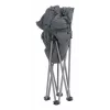 Campingstuhl Outwell 470474 — 4-Bein-Klappstuhl, maximale Belastbarkeit 150 kg, Schwarz/Grau
