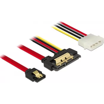 SATA-Kabel DeLOCK 85230 0,3 m SATA 7-Pin + Molex 4-Pin