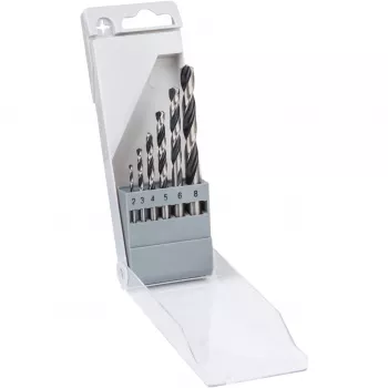 Bosch HSS-Spiralbohrer PointTeQ Sets, Bohrer, Spiralbohrer, 8 mm, 117 mm, Metall, 7,5 cm