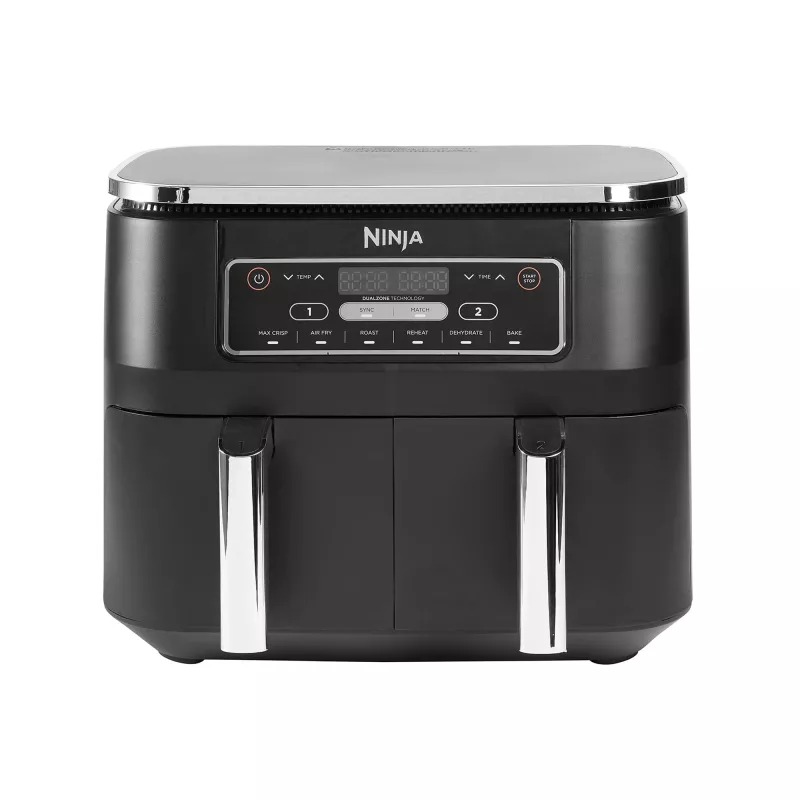 Ninja AF300 Double 7,6 L Stand-alone 1690 W Heißluftfritteuse Schwarz