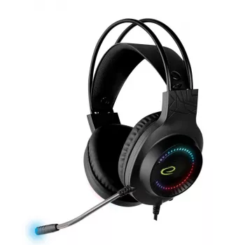 Kabelkopfhörer ESPERANZA EGH7100 – Over-Ear-Gaming-Headset, USB 2.0, 1,5 m Kabel, Galgenmikrofon, RGB-Header, 32 Ω, 4 cm Treiber, 269 g