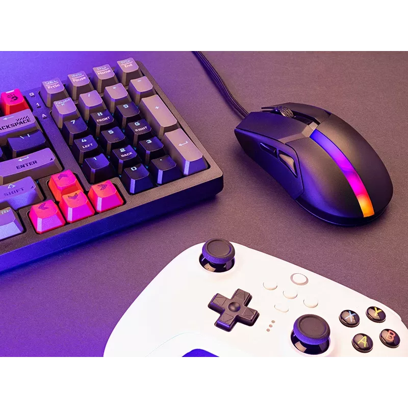 Maus Tracer 47416 Gamezone Cool Schwarz RGB USB