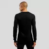 Odlo BL TOP Rundhalsausschnitt langarm ACTIVE WARM ECO Herren-T-Shirt, Größe M, schwarz