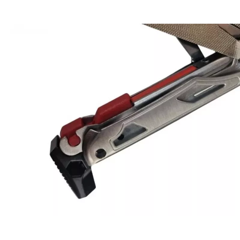 Multitool AZYMUT Giewon FS Fire Starter Multitool mit 19 Werkzeugen, Feuerstein, Pfeife, Gürteltasche (H2038A)