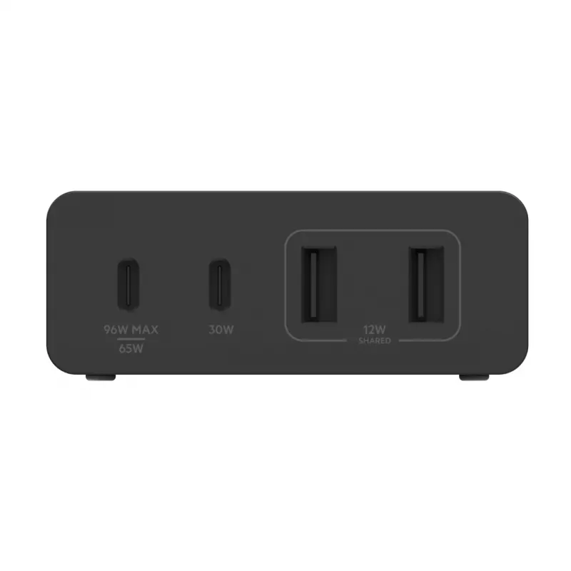 Ladegerät Belkin WCH010vfBK Innenbereich AC Schnellladen 2 USB Type-C Schwarz