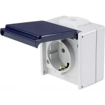 as - Schwabe 62460 Aufputz-Steckdose IP54 (62460)